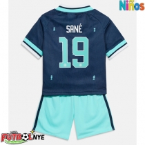 Camiseta Alemania Leroy Sane #19 Visitante Equipación para niños Mundial 2026 manga corta (+ pantalones cortos)